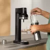 Garrafa de carbonatação BRITA 118426 – garrafa de vidro de 1 L com tampa em aço inoxidável, 287 mm de altura, pack de 2