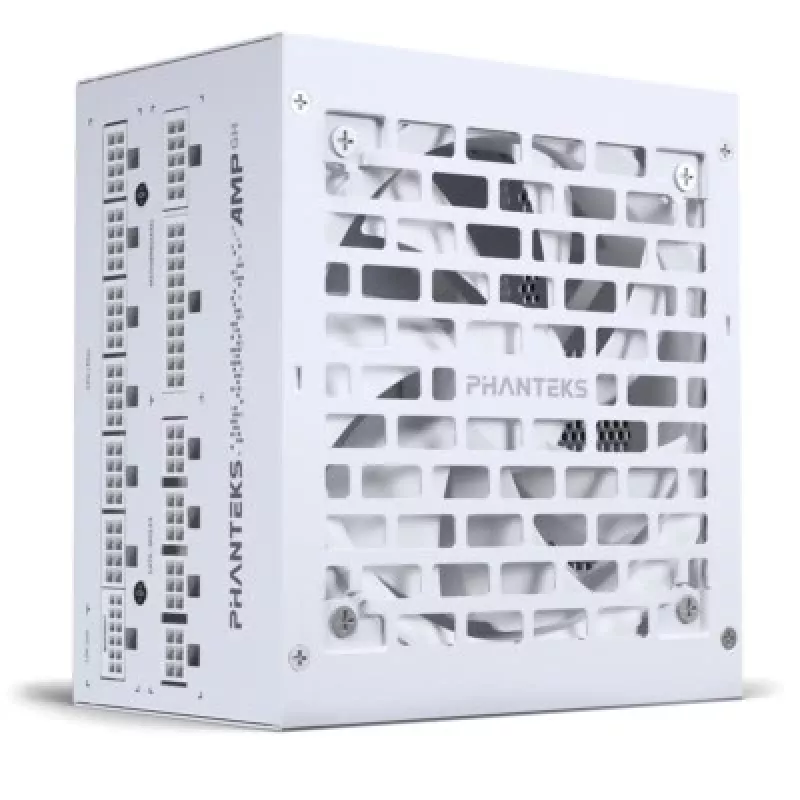 Fonte de alimentação PHANTEKS AMP GH 750 W 18+10‑Pin ATX totalmente modular 80 PLUS Gold branco