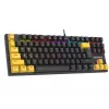 Tracer HORNET 87 Teclado Rato incluído Gaming USB QWERTY Inglês Preto, Amarelo