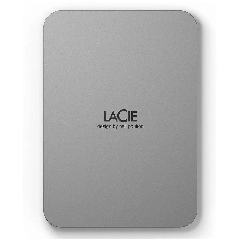 Disco externo LaCie Mobile Drive 2022 5 TB USB Type-C prateado