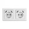 Tomada de parede DeLOCK 2 tomadas com 4 portas USB 2 x 2,8 A