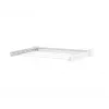 Prateleira de parede Leifheit Telegant 30 Protect branca, largura 720 mm, profundidade 370 mm, fio de 3 m