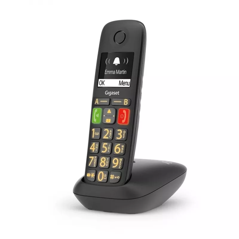 Gigaset E290 telefone sem fios, preto