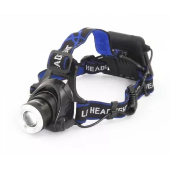 Lanterna de cabeça ESPERANZA EOT005 — LED Cree T6, 3W, 600 lm, AA x2, corpo em alumínio, à prova de água, resistente a impactos, faixa ajustável