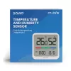 Sensor de temperatura e humidade interior SAVIO CT-01/W, ecrã LCD, -10–55 °C, 10–99 % HR, pilha CR2032