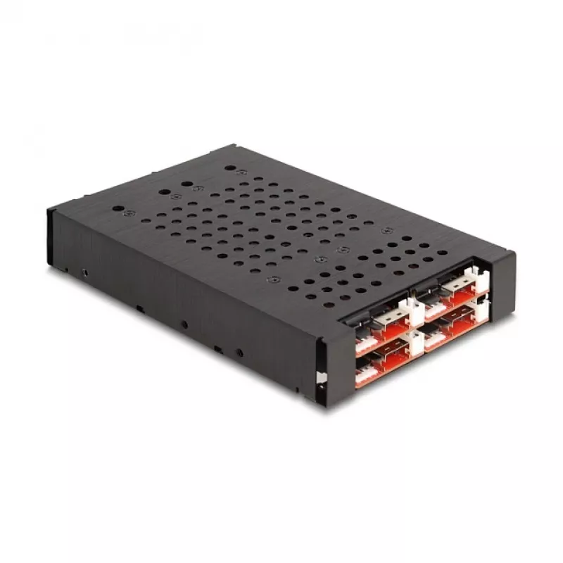 Gaveta para HDD DeLOCK 47072 compatível com rack metal 100 mm de largura