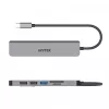 Hub USB-C Unitek 7 em 1 alumínio PD 100W 5 Gbps — adaptador multiporta com Power Delivery