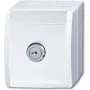 BUSCH JAEGER tipo F 2P+E 5 35 °C branco IP44 250 V