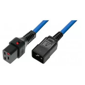 Cabo de alimentação MicroConnect PC1376, 3 m, conector fêmea C19 para conector fêmea C20, H05VV-F, 250 V 10 A