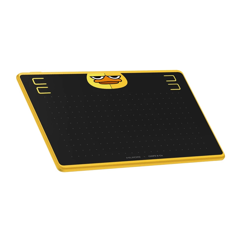 Mesa digitalizadora com caneta HUION HS64 Special Edition preto amarelo