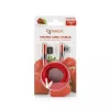 Sbox USB->Micro USB 90 M/M 1,5m USB-MICRO-90R vermelho morango