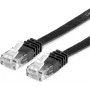 VALUE - cabo de rede - RJ-45 (M) para RJ-45 (M) - 1,5 m - UTP - CAT 6 - moldado, plano - preto (21.99.0964)