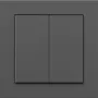 Interruptor de luz sem fios Senic Friends of Hue antracite 81x81x17 mm