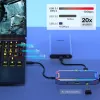 Unitek uHUB S7+ D1029A hub USB-C, USB 3.2 Gen 2 10 Gbps, HDMI 2.0, Gigabit RJ45, áudio de 3,5 mm, 100 W, cinzento