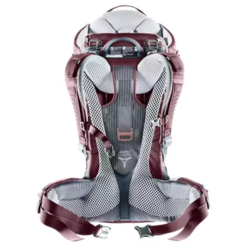Mochila porta-bebé Deuter Kid Comfort poliamida vermelho
