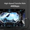 Unitek C11085GY01-15M cabo ótico HDMI 2.1 AOC, 8K 120 Hz, 15 m