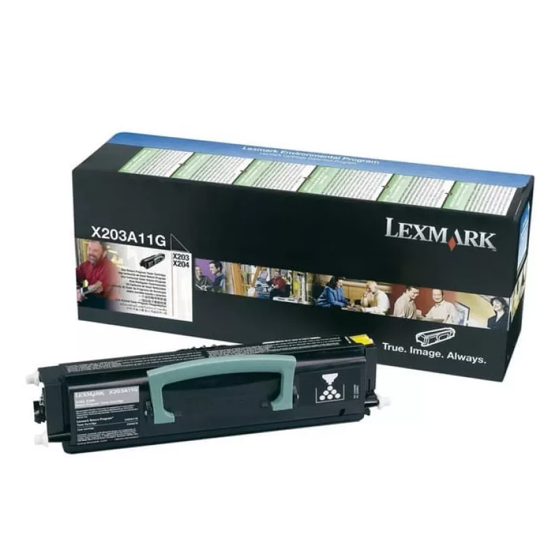 Toner Lexmark X203A11G - preto - capacidade: 2.500 páginas (X203A11G)