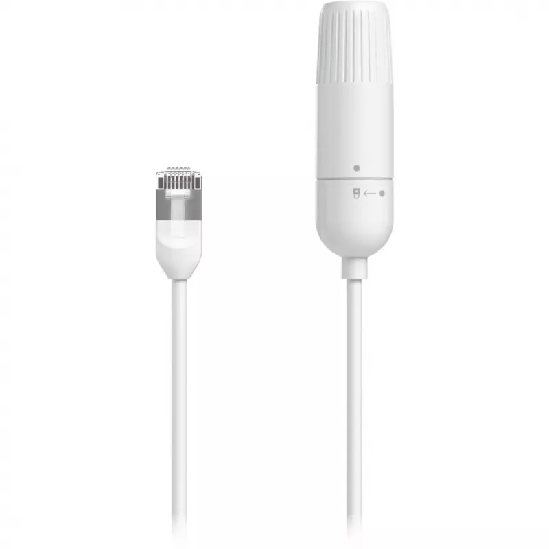 Cabo de rede Ubiquiti UACC-Cable-Extender-C6A RJ-45 Cat6a 0,185 m branco
