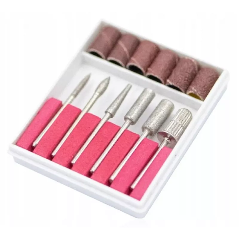Broca para unhas Extralink ficha EU Branco