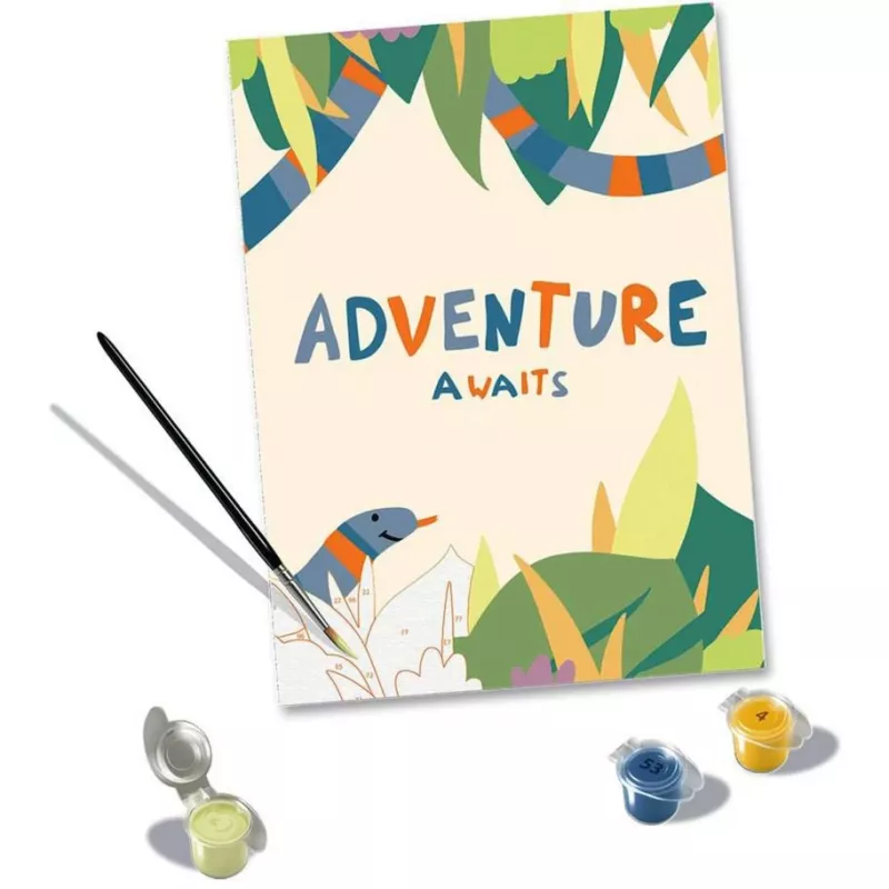 Conjunto de arte Ravensburger CreArt – conjunto de pintura «Hello New Adventure», modelo 23904