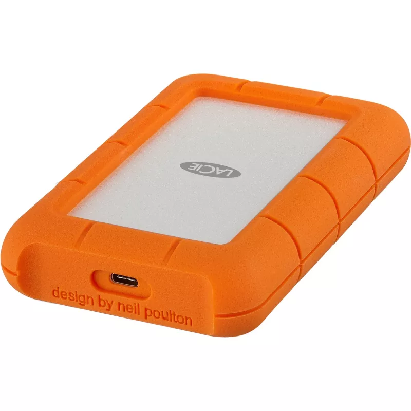 LaCie Rugged USB-C - disco rígido - 2TB - externo (portátil) - USB 3,1 Gen 1 (conector USB-C) (STFR2000800)