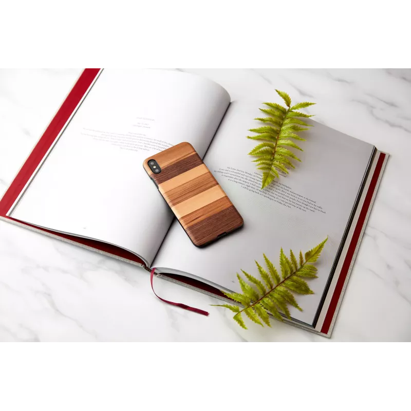Capa para smartphone man and wood para iPhone XS Max — preto