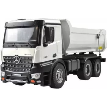 Amewi Mercedes Arocs - basculante - motor elétrico - Ready-to-Run (RTR) - preto - branco - metal - rapazes (22413)