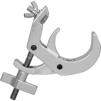 Gancho de elevação EUROLITE Quick-Lock TH-5070A prateado — fecho rápido de segurança