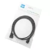Extensão PWM de 4 pinos Watercool, preta - 90 cm