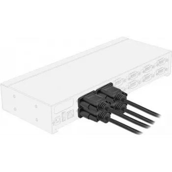 Cabo série DeLOCK 86575 preto 3 m RS-232 Sub-D9