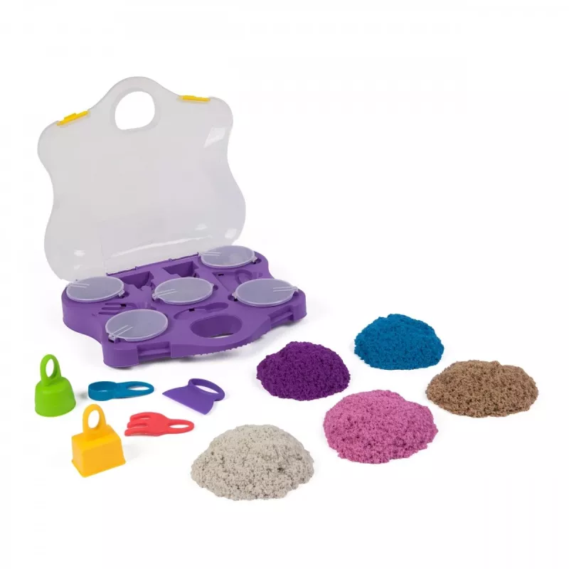 Kinetic Sand Castle Case - verde lima