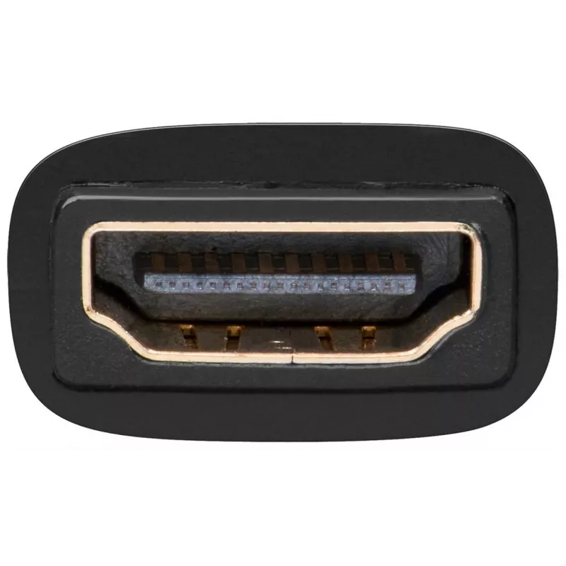 Adaptador Wentronic Goobay HDMI™ / DVI-I, conector fêmea HDMI standard (tipo A), Preto - conector fêmea HDMI™ de 19 pinos > conector fêmea DVI (24+5) (68690)