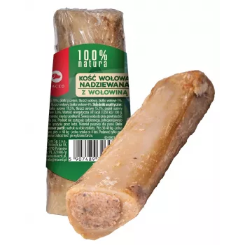 MACED Ossos com recheio de vaca, snack natural para mastigar, 150 g