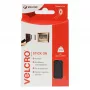 VELCRO fita adesiva autocolante, gancho e veludo 20mm x1m preto