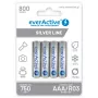 Pilhas recarregáveis AAA NiMH everActive EVHRL03-800 – 1,2 V, 4 unid., cilíndricas 44,5×10,5 mm