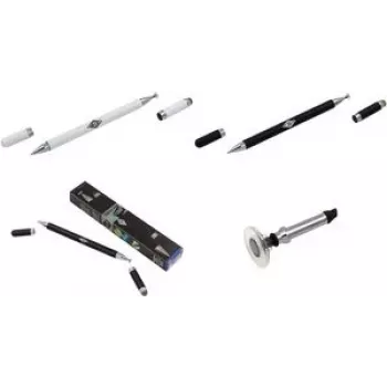 Stylus 3-em-1 WEDO 261 7001 preto — caneta touch, esferográfica, disc-tip