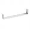 Organizador de cabos compacto Maclean para debaixo da secretária, carga máx. 5 kg, branco, MC-107 W