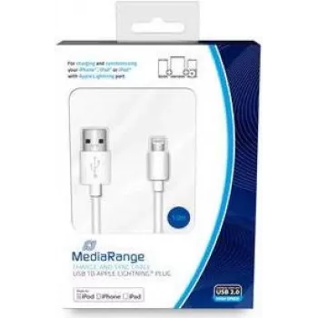 Cabo Lightning MediaRange MRCS178 1m branco