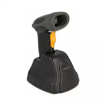 Leitor de códigos de barras portátil DeLOCK 90550 1D 2D sem fios USB