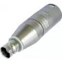 Adaptador XLR Neutrik ficha XLR - conector fêmea BNC NA2MBNC 1 unid. (NA2MBNC)