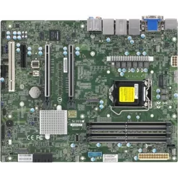 Super Micro SUPERMICRO X12SCA-F - Motherboard - ATX - Socket LGA1200 - Chipset W480 - USB-C Gen2, USB 3.2 Gen 1, USB 3.2 Gen 2 - Gigabit-LAN, 2,5-Gigabit-LAN - Gráfica integrada - H