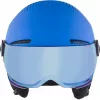 Capacete ALPINA ZUPO VISOR QLite — Capacete de Esqui para Criança, Casco Rígido, 54–58 cm, Visor Integrado, Run System Ergo Snow