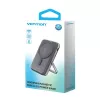 Powerbank Vention 10000mAh magnético sem fios 20W, 1×USB-C, carregamento sem fios, preto
