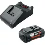 Conjunto de arranque com bateria Bosch GBA 36V 6,0Ah com carregador AL 36V-20, preto