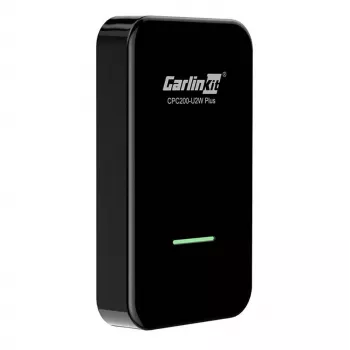 Adaptador sem fios Carlinkit U2W Plus para Apple CarPlay, preto