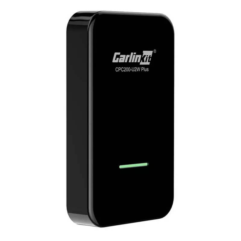 Adaptador sem fios Carlinkit U2W Plus para Apple CarPlay, preto