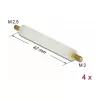 Conjunto de montagem DeLOCK 60238 plástico cor natural