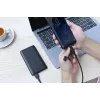 AUKEY CB-BAL5 cabo entrançado 3 em 1, Micro USB / USB-C / Lightning, 1,2 m, preto