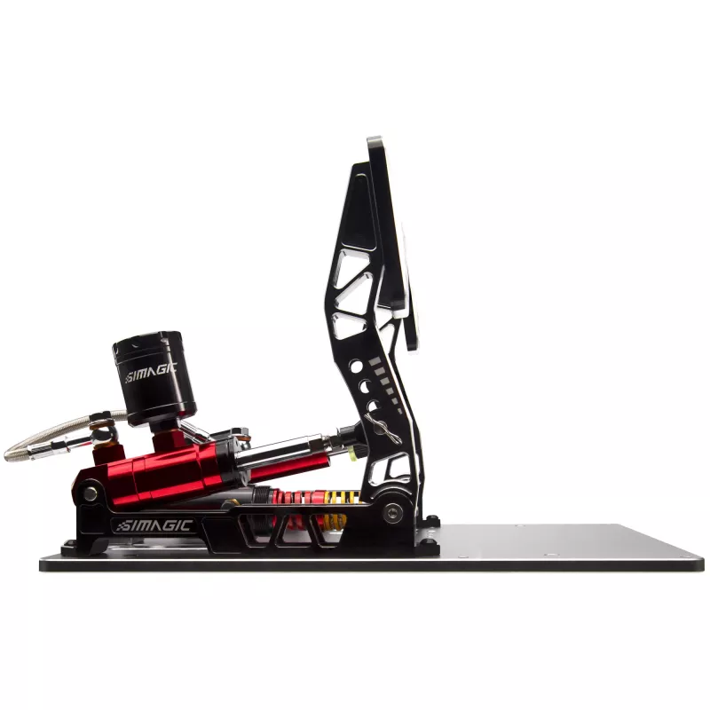 Simagic P2000 conjunto de 2 pedais hidráulicos, loadcell 100KG - Crimson Edition