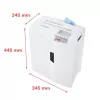 Destruidora de documentos HSM shredstar X6pro, 2 x 15 mm + mecanismo de corte de CD separado